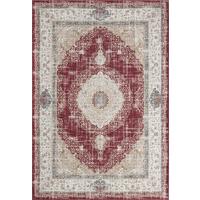 KOBEREC TKANÝ NA PLOCHO Olivia 2, 120/170cm, červená - červená, Konvenční, textil (120/170cm) - Mömax
