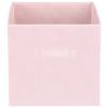 Faltbox Juana 31x31 Cm Rosa Textil Mit Henkel - Rosa, KONVENTIONELL, Karton/Textil (31/31/31cm) - Luca Bessoni