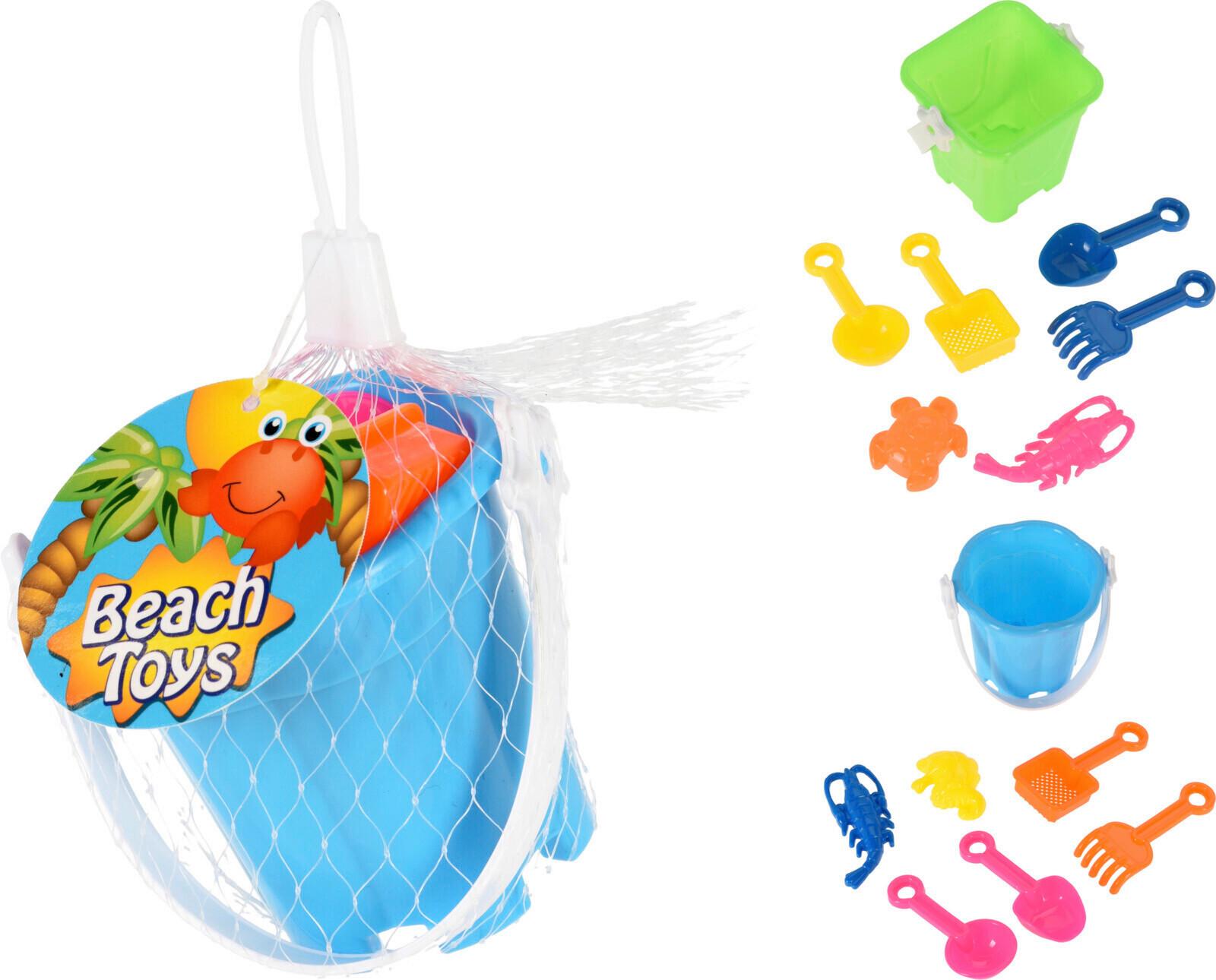 Strandspielset Sandy - Hellgrün/Hellblau, Basics, Kunststoff (8,5/8/7,5cm)