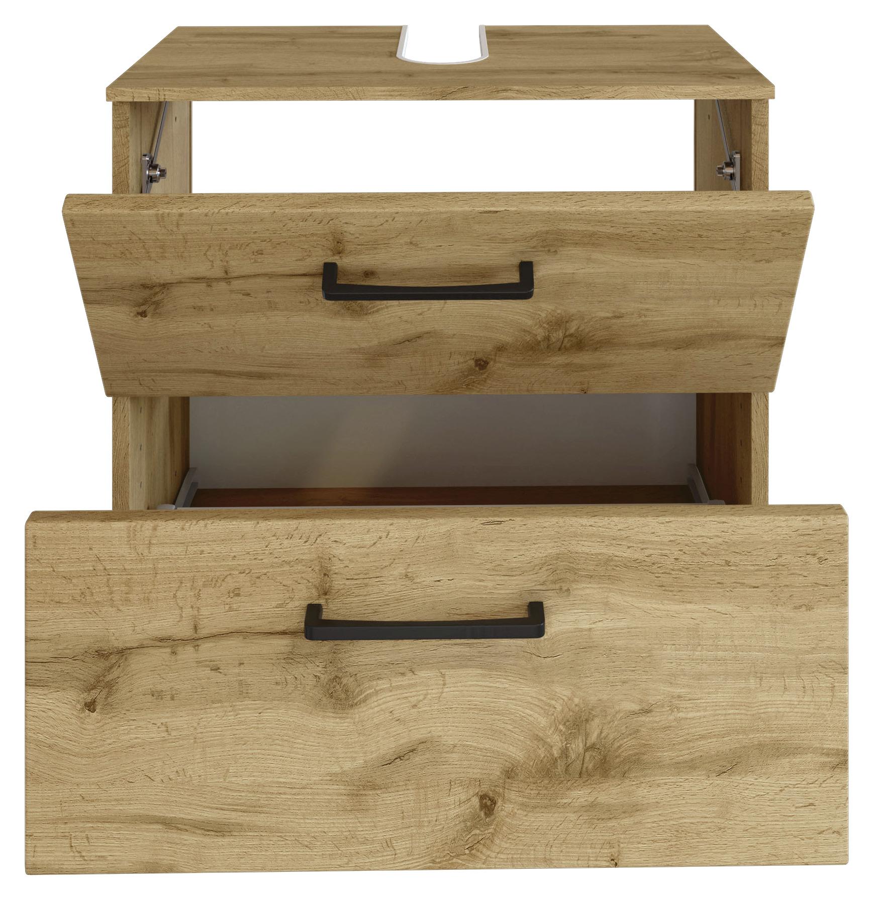 Badmöbel-Set Manchester B: 90 cm Eiche Wotan Dekor