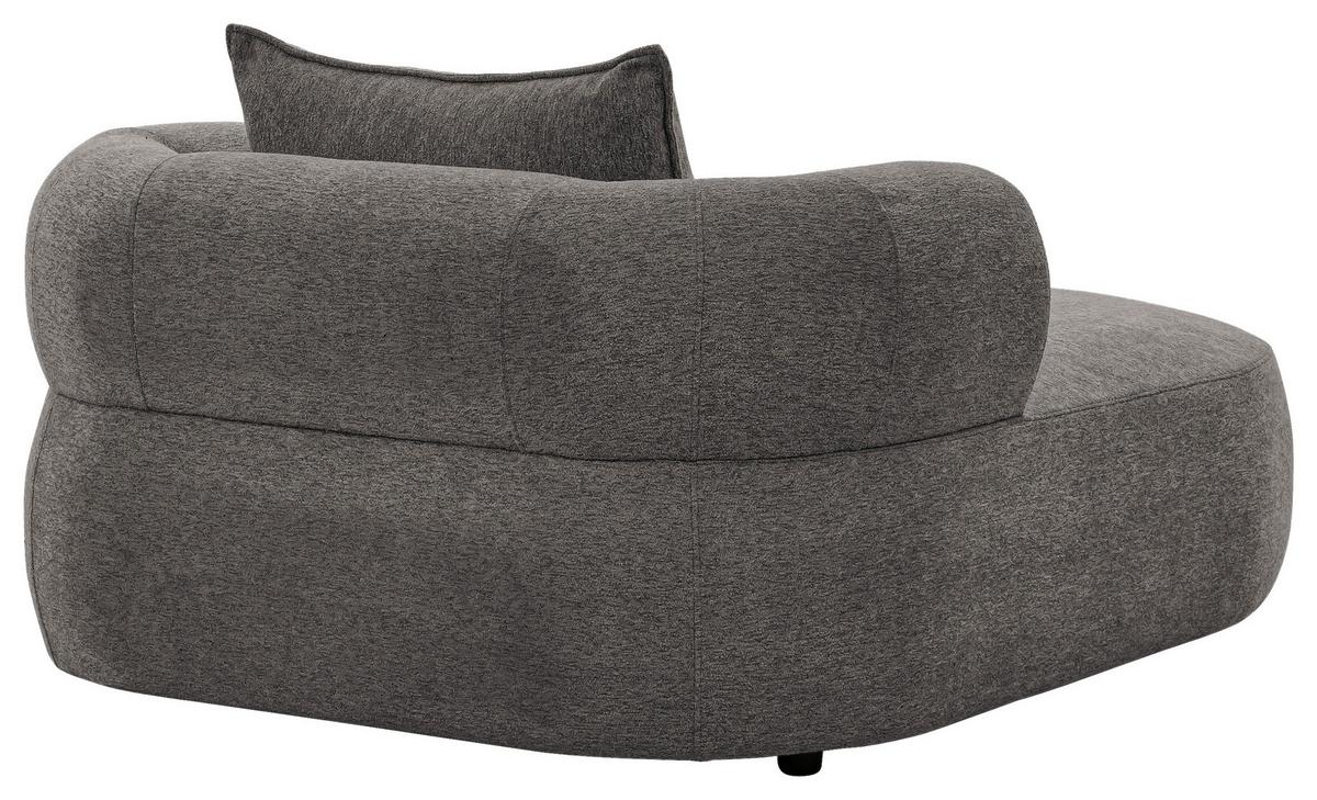 Xxl-sessel Ferro Anthrazit B: 122 Cm - Anthrazit/Schwarz, Design, Textil (122/76/156cm) - Livetastic