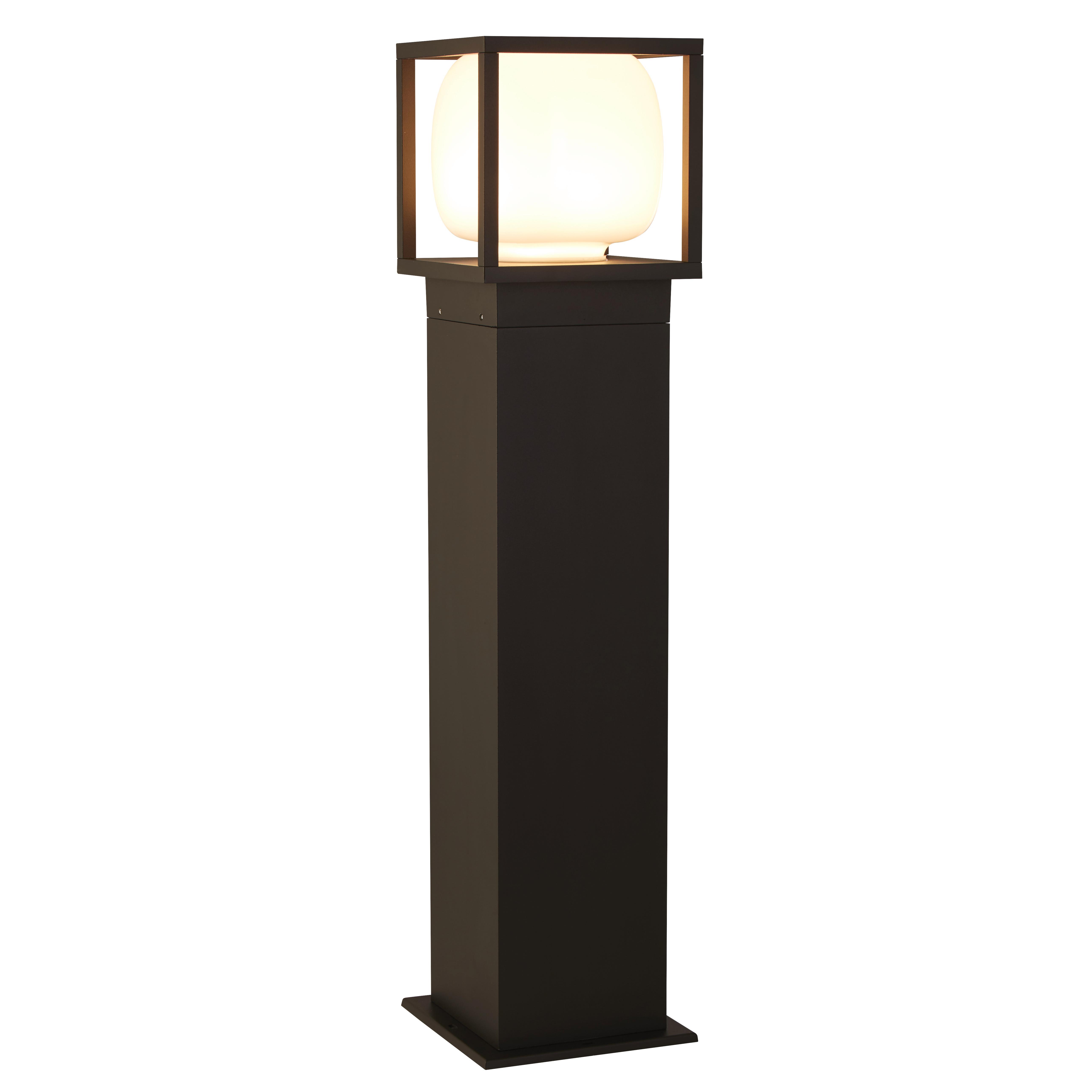 LED-Außenleuchte Athens Outdoor 38141-650 - Schwarz/Weiß, Basics, Kunststoff/Metall (15/65cm)