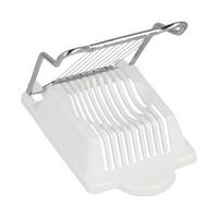 Eierschneider Marbert BxHxT: ca. 9,5x16x2,8 cm - Edelstahlfarben/Weiß, Basics, Kunststoff/Metall (9,5/16/2,8cm) - Metaltex
