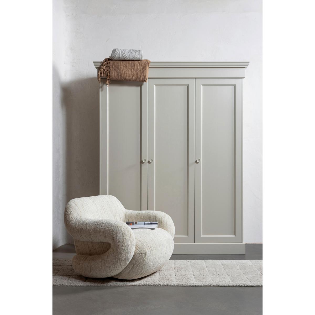 DREHTÜRENSCHRANK Olivia Grau B: 171cm - Grau, Basics, Holz (171/212/63cm) - MID.YOU