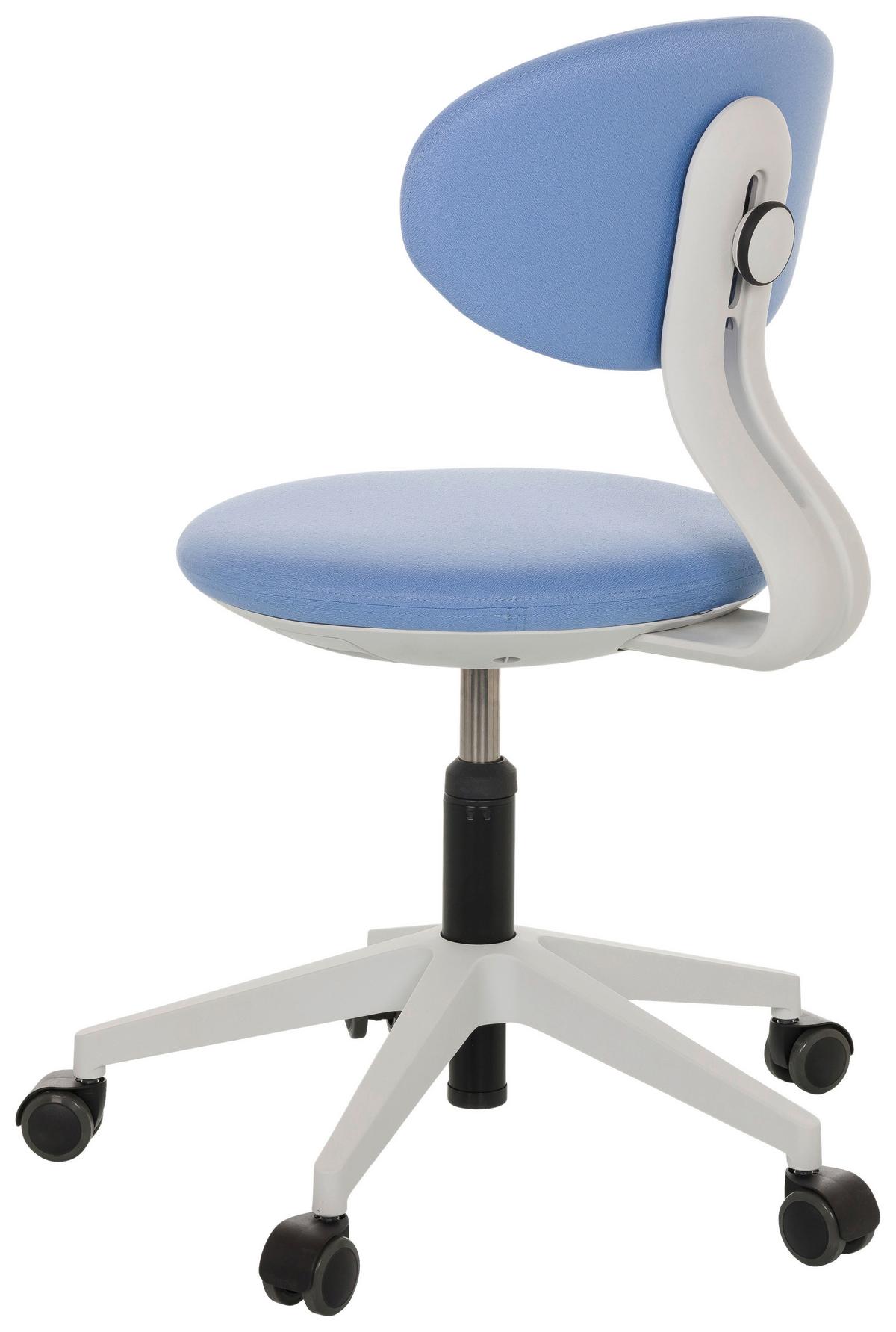 Jugenddrehstuhl Minimovo - Blau/Grau, Basics, Kunststoff/Textil (42/66-87/52cm) - MID.YOU