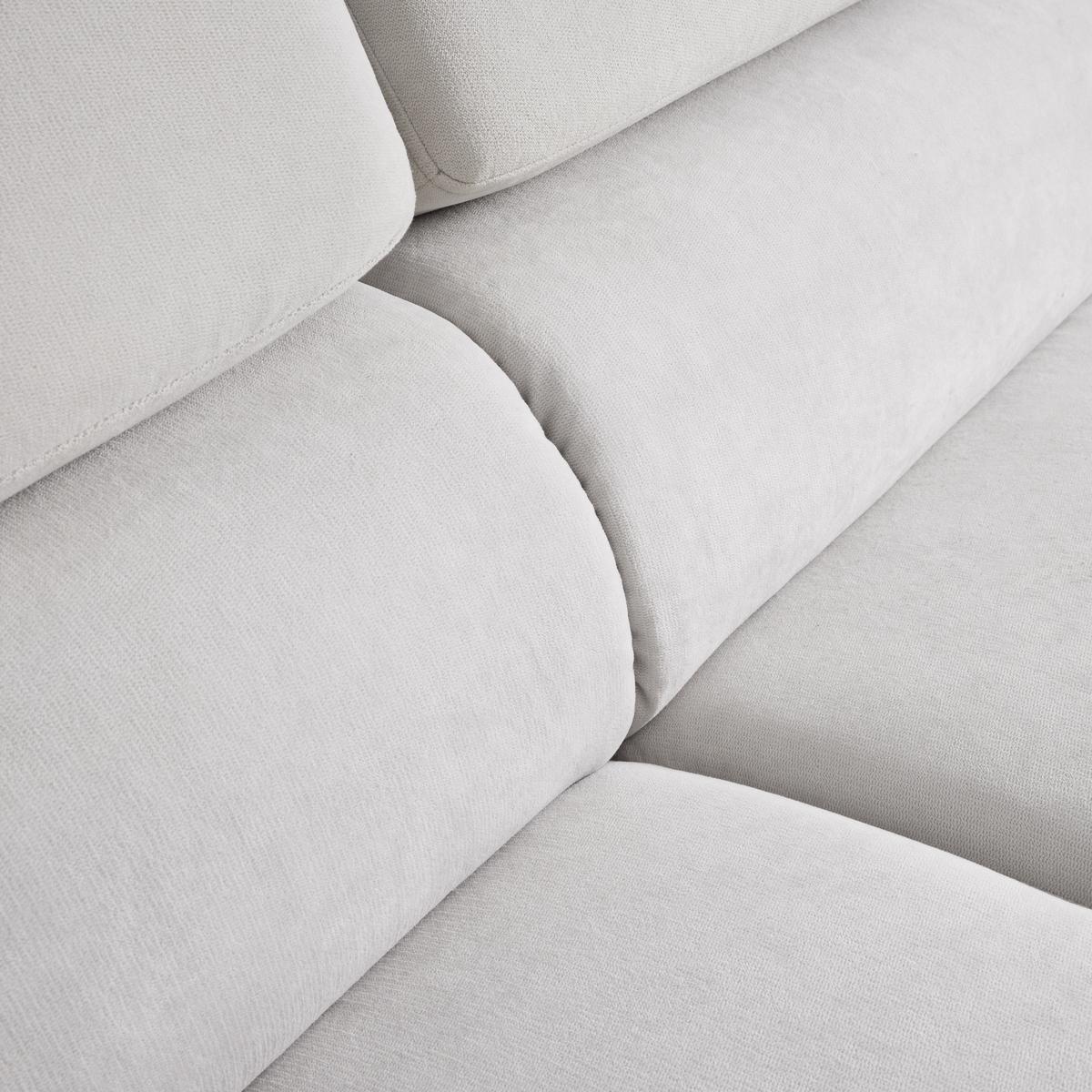 Rohová sedačka FILOU, béžová - světle šedá, Moderní, dřevo/textil (211/82/146cm) - Bessagi Home
