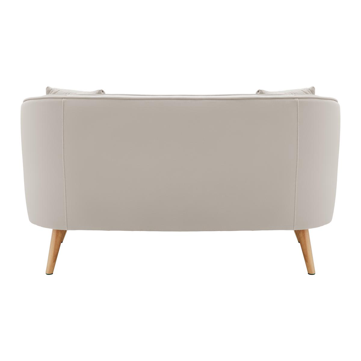 Pohovka HOPE béžová - přírodní barvy/šedobéžová, Moderní, dřevo/textil (141/77/73cm) - Bessagi Home