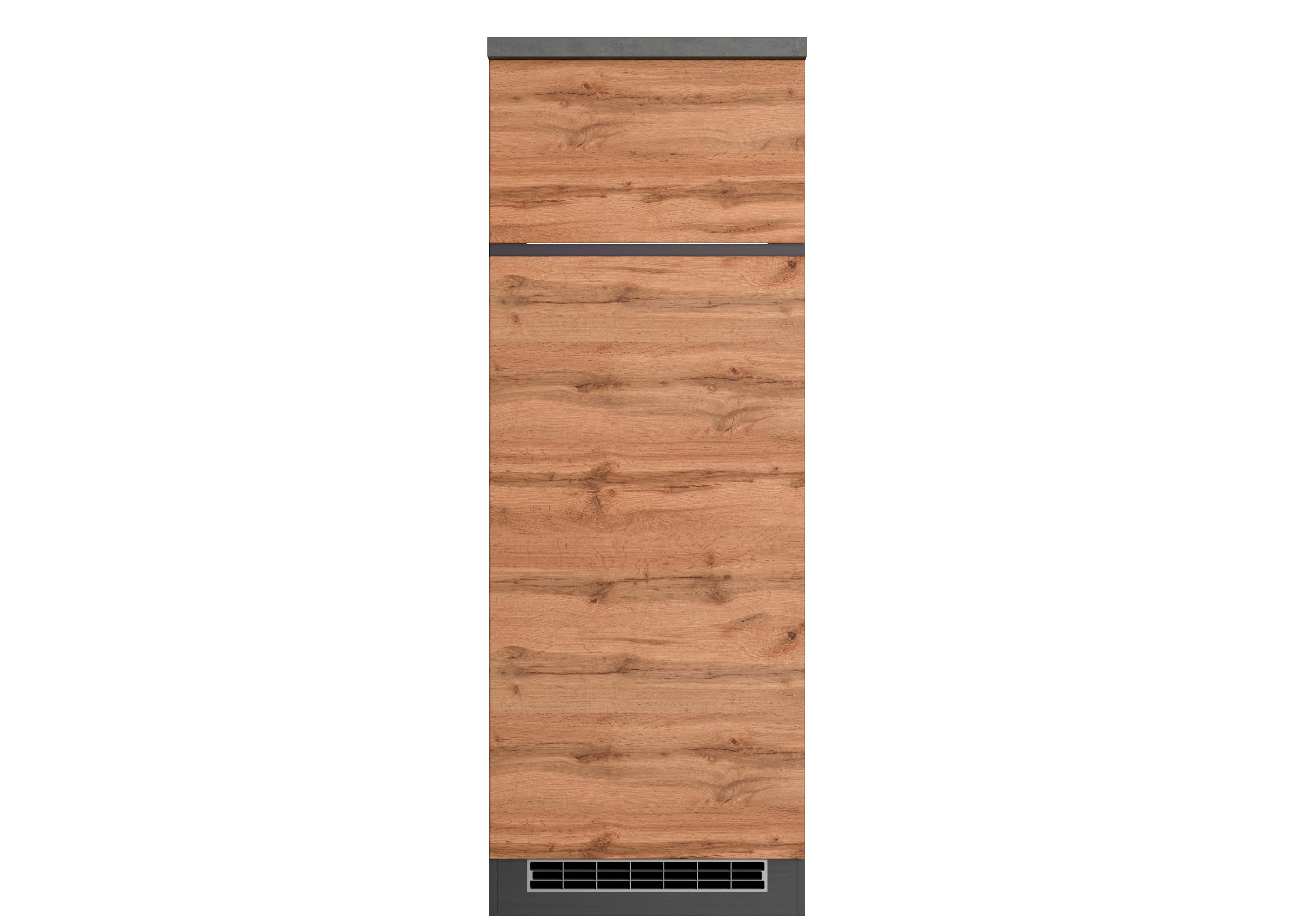 Kühl-Gefrierkombi Geräte-Umbauschrank TURIN von vorne