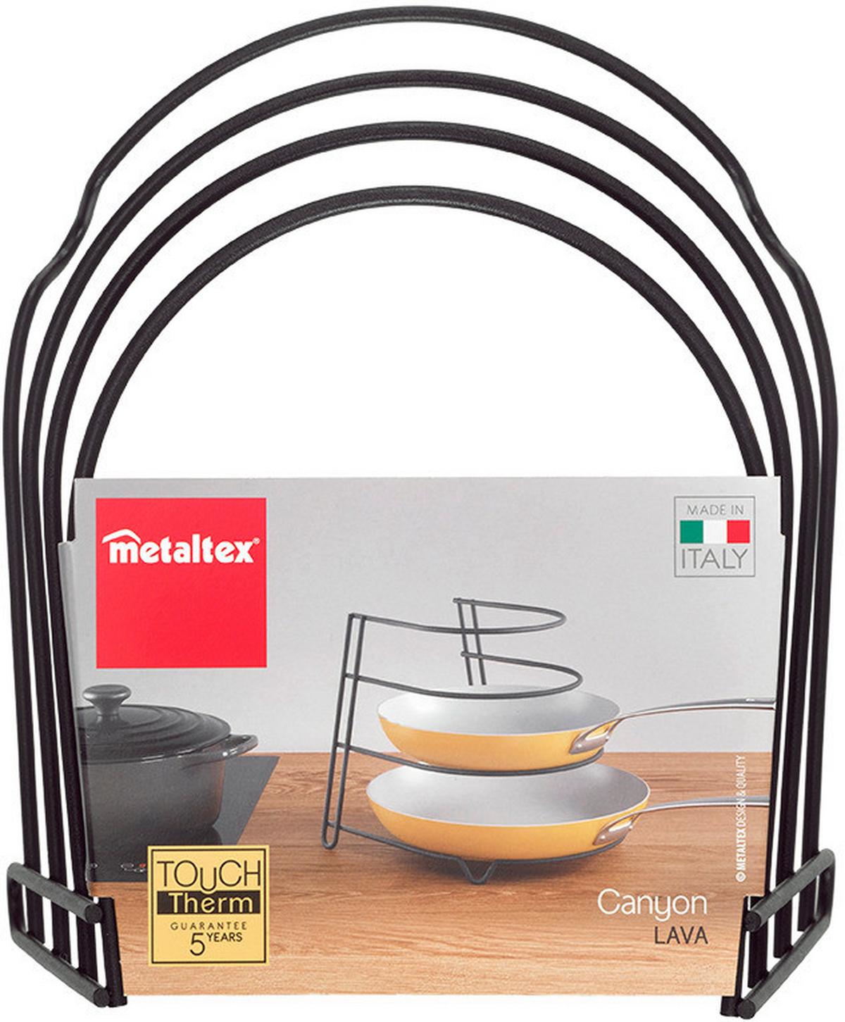 Universalablage Canyon Lava Freistehend, Bxhxt: 24x26x23 Cm - Schwarz, Basics, Metall (24/26/23cm)