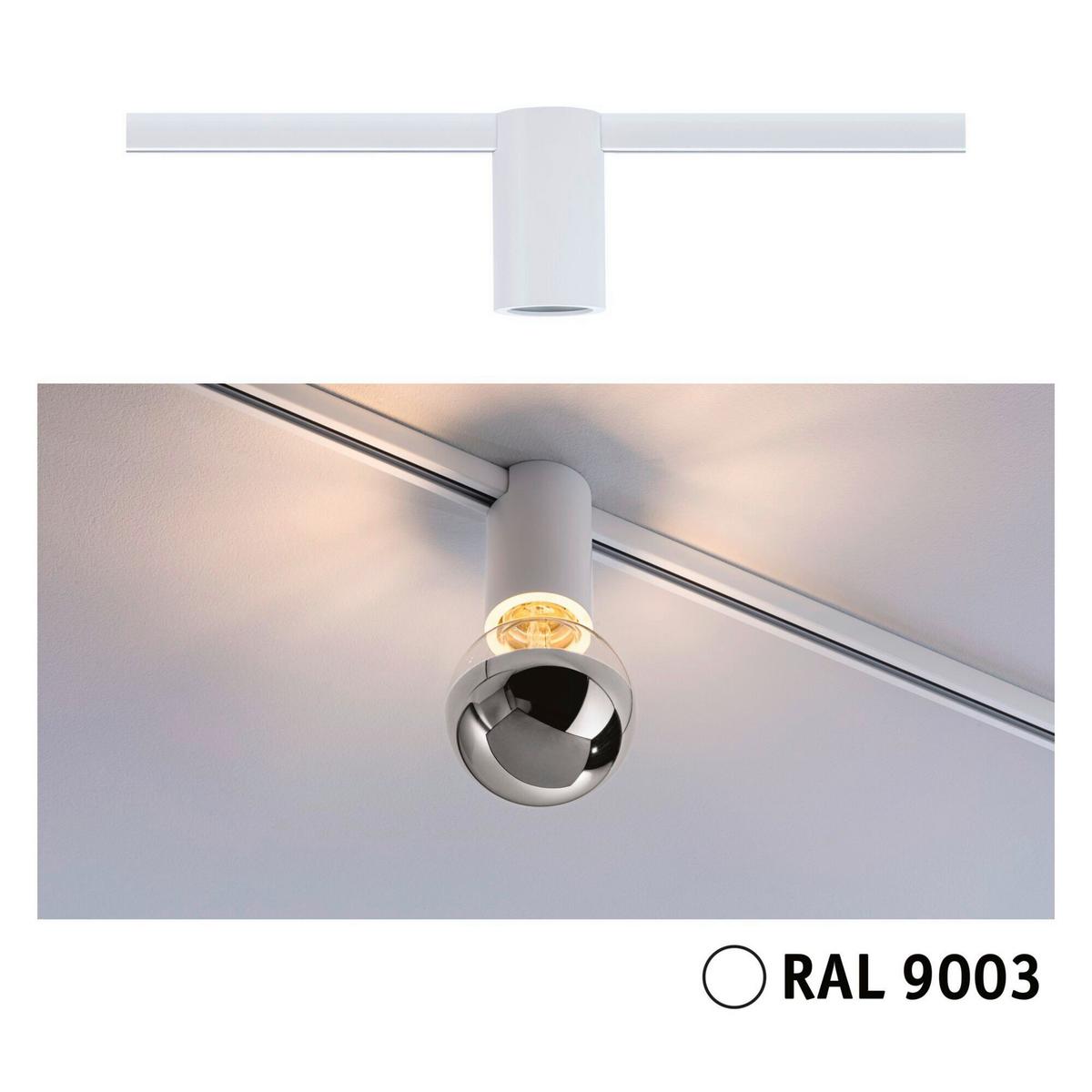 SCHIENENSYSTEM-STRAHLER Urail Socket Weiß D: 5,5 cm - Basics (5,5/9,6cm) - Paulmann