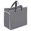 Bevásárlótáska Kb. 82l - fekete/fehér, Basics, textil (58/29,5/48cm) - Luca Bessoni