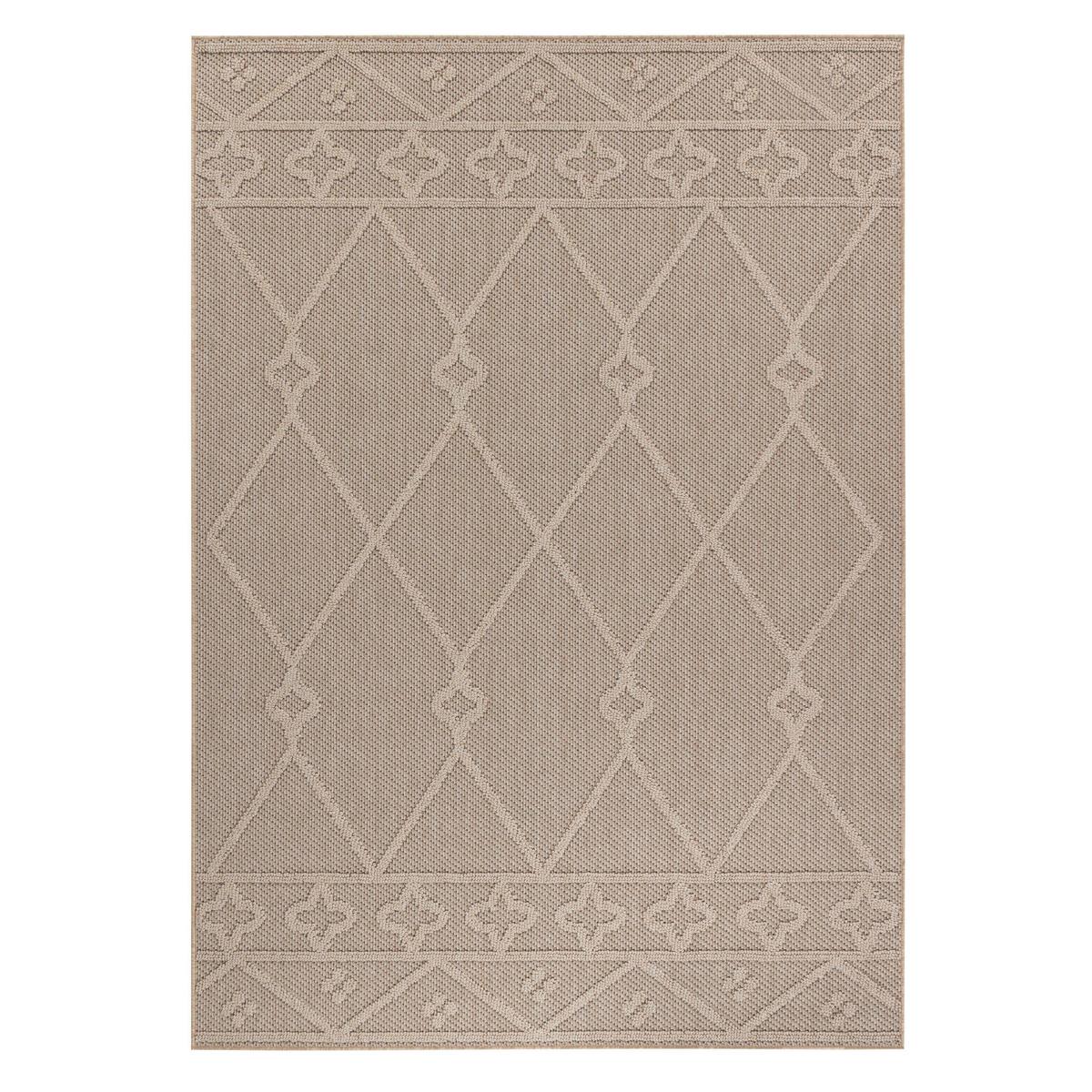Outdoorteppich Patara - Beige, Design, Textil (200/290cm) - Novel