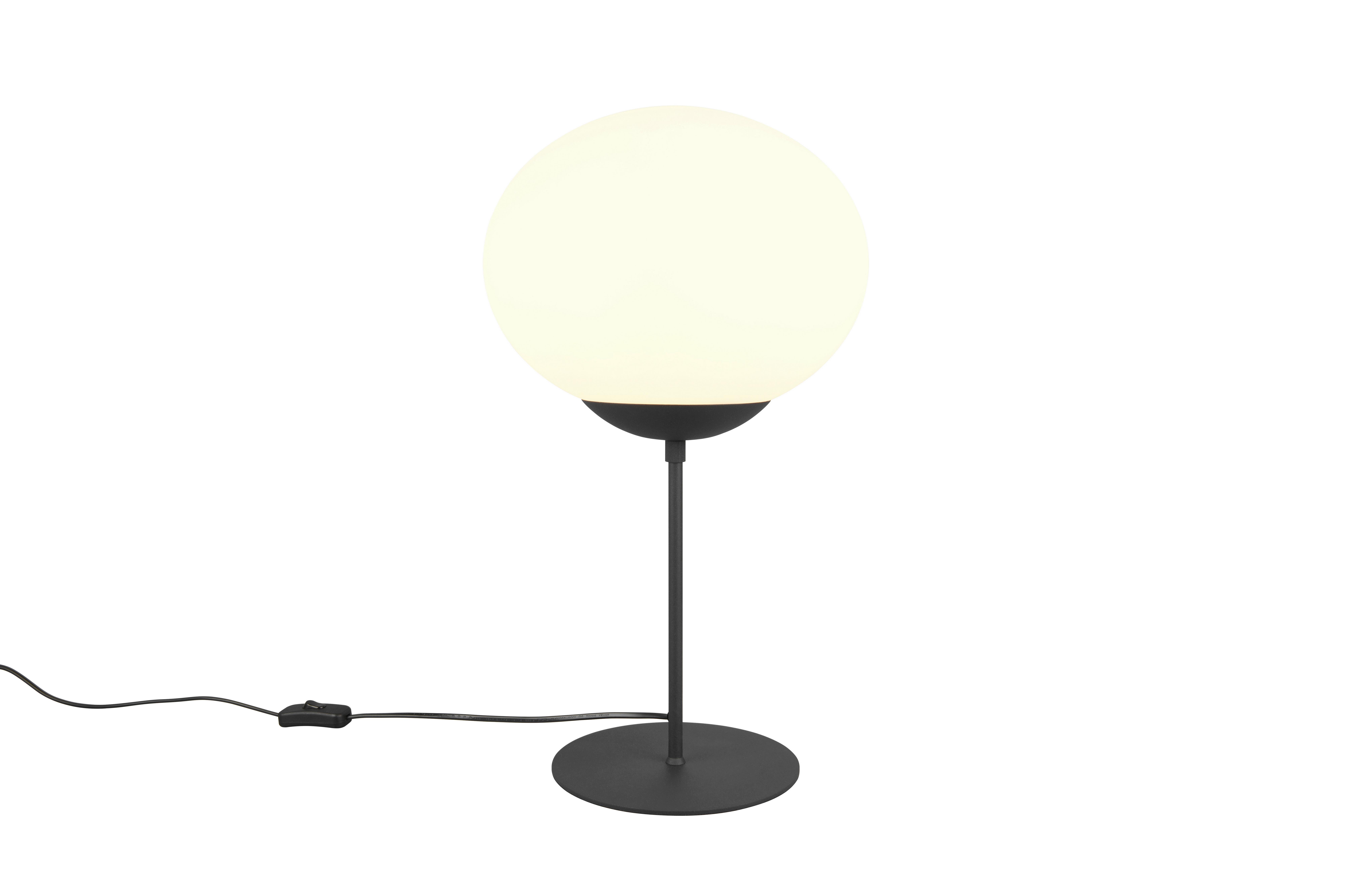 Tischleuchte 563100132 Fomento - Schwarz/Weiß, Basics, Glas/Metall (30/52cm) - Trio Leuchten
