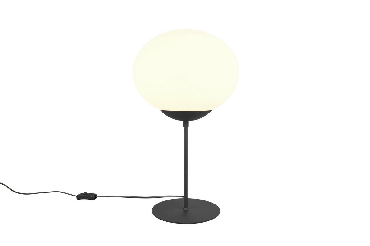 Tischleuchte 563100132 Fomento - Schwarz/Weiß, Basics, Glas/Metall (30/52cm) - Trio Leuchten