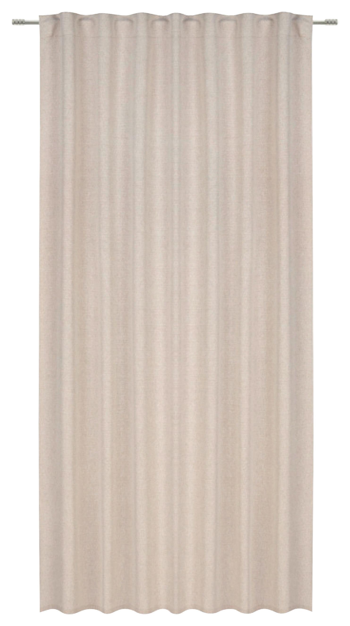 Verdunklungsvorhang mit Kombiband Anna 135x175cm Beige