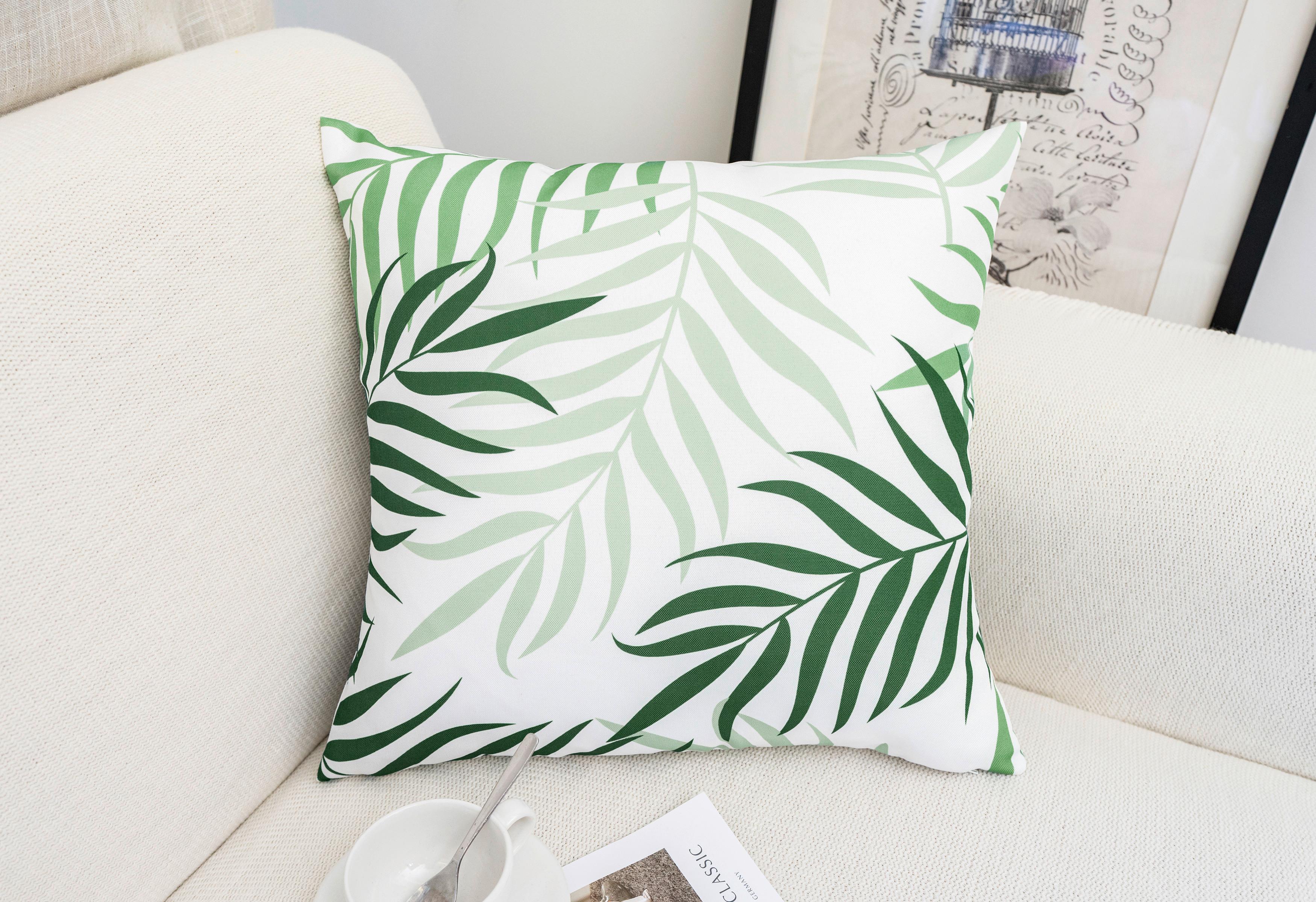 Outdoor-kissen Betty - Grün, MODERN, Textil (45/45cm) - Luca Bessoni