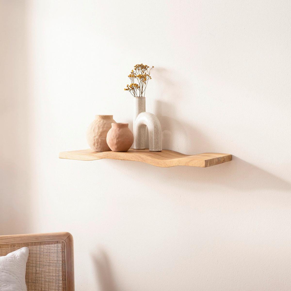 WANDBOARD Akaziefarben B: 40cm - Akaziefarben, Design, Holz (40/5/20cm) - Livetastic