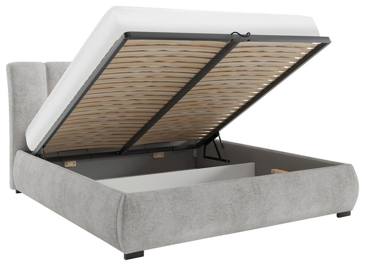 Polsterbett mit Bettkasten 180x200 cm Bilbao - Braun, MODERN, Holz/Holzwerkstoff (180/200cm) - MID.YOU