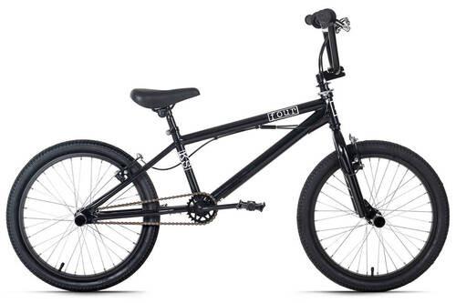 Kinder Bmx 20 Zoll Freestyle Unisex - Schwarz, Basics, Metall (70/100/70cm) - KS Cycling