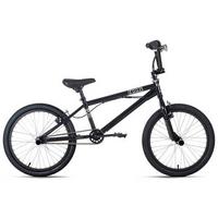 Kinder Bmx 20 Zoll Freestyle Unisex - Schwarz, Basics, Metall (70/100/70cm) - KS Cycling