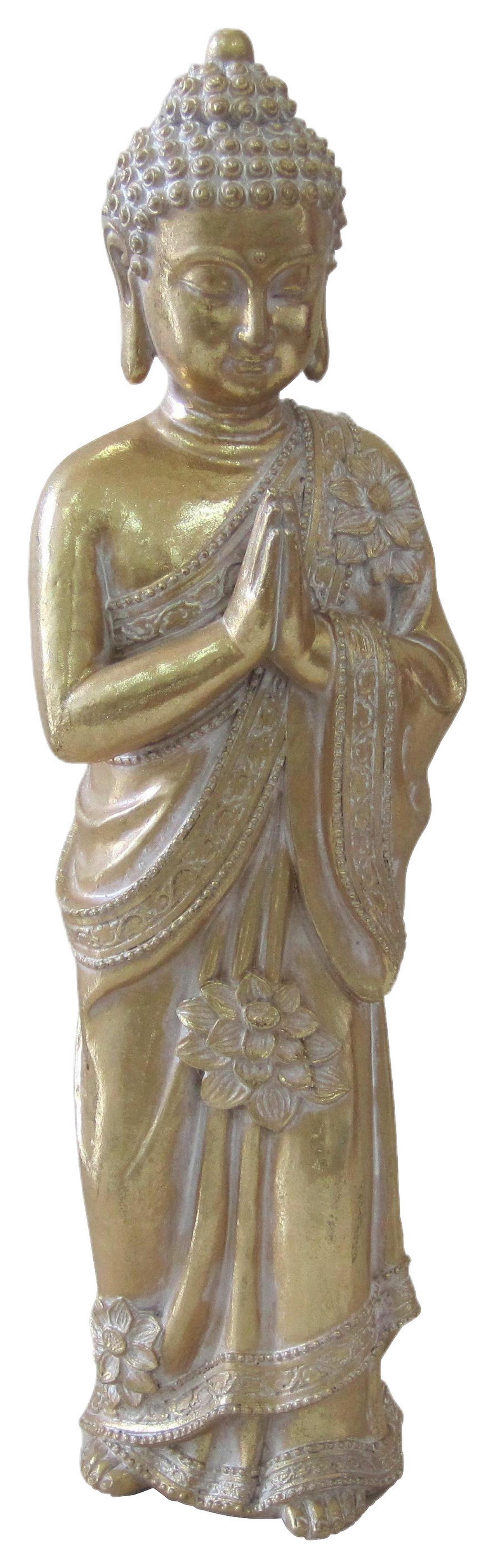Buddha Gawa - Goldfarben, KONVENTIONELL, Kunststoff (11/10/40cm) - Luca Bessoni