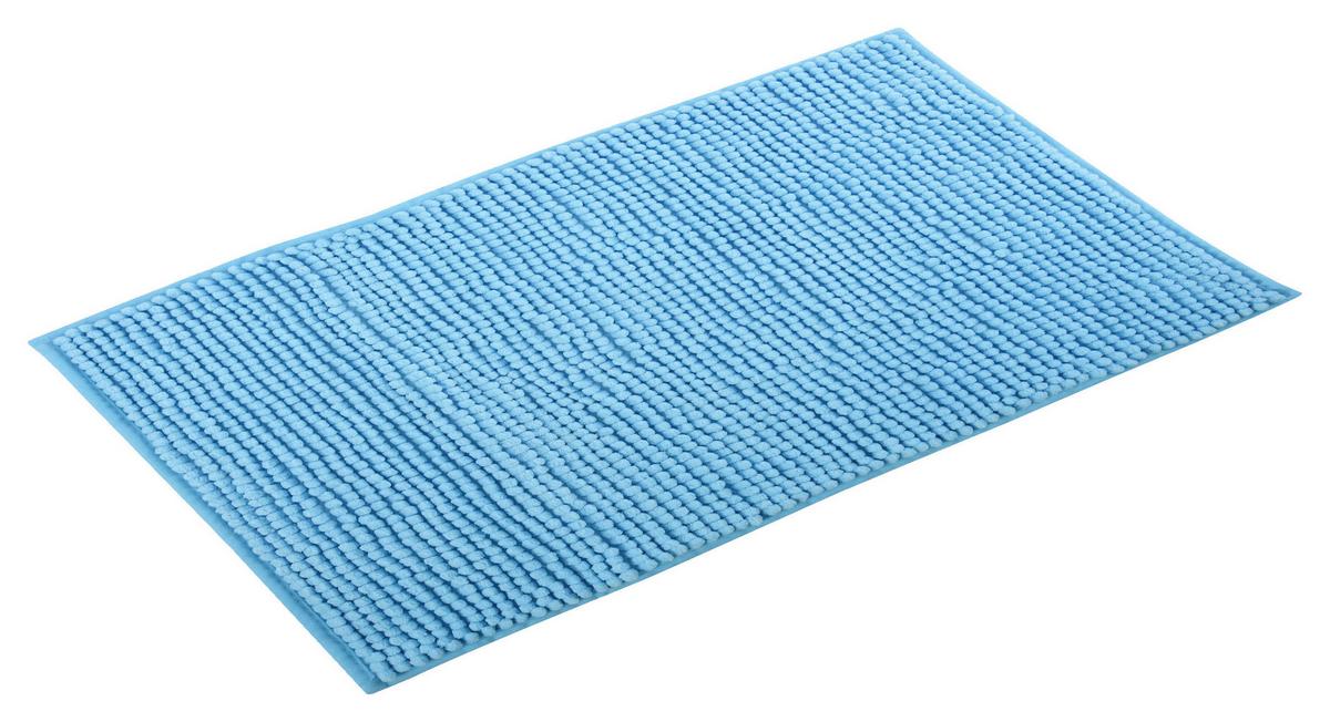 Badteppich Hellblau 50/80 cm - Hellblau, KONVENTIONELL (50/80cm) - Spirella