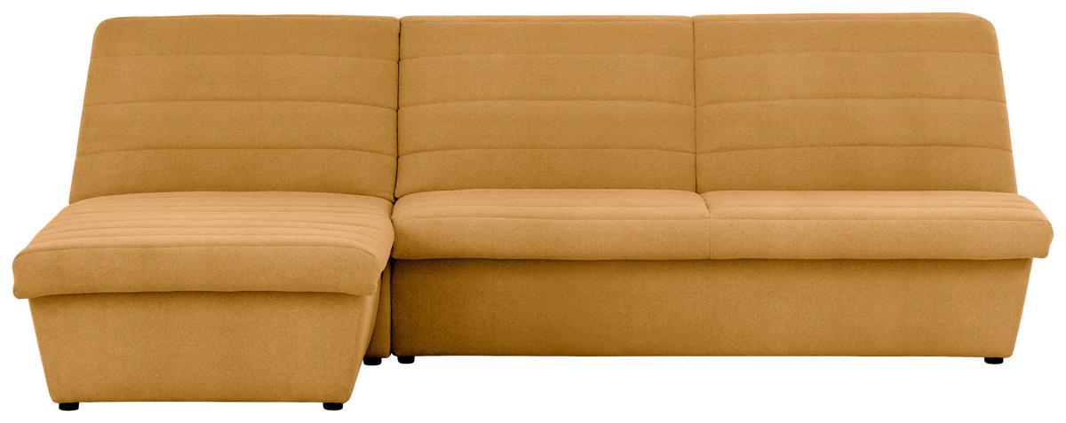 Ecksofa Looks Viii Senfgelb - Senfgelb/Schwarz, Design, Textil (168/274cm) - LOOKS by W.Joop
