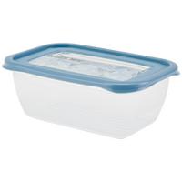 Gefrierdose 5er-Set Mia ca. 0,5 L - Blau/Weiß, KONVENTIONELL, Kunststoff (15,5/10,5/6cm)