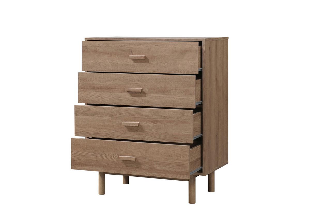 Kommode Melanie Eichefarben 80 cm - Eichefarben, Design, Holzwerkstoff (80/100/44cm) - MID.YOU