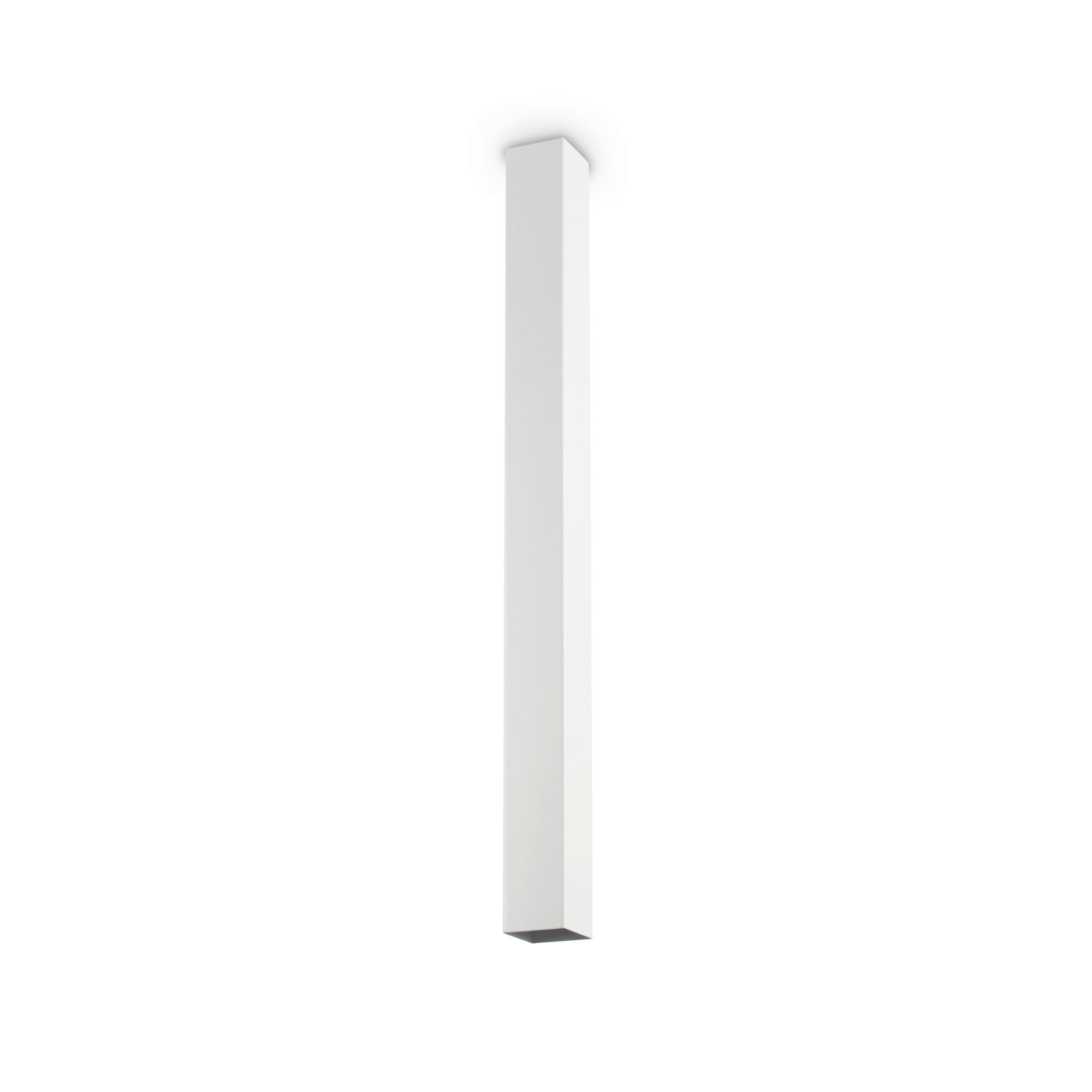 LED-Deckenleuchte Sky L: 6 cm 1-Flammig Quadratisch - Weiß, KONVENTIONELL, Metall (6/75/6cm) - Ideal Lux