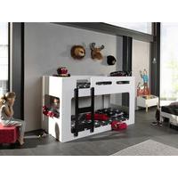 Stockbett Mit Leiter 90x200 Cm Luca Weiß - Weiß, KONVENTIONELL, Holzwerkstoff (90/200cm) - Vipack