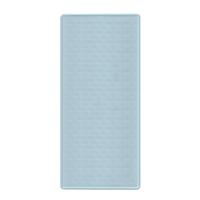 Badewanneneinlage Ruby 35x75 cm Pastellblau - Pastellblau, Basics, Naturmaterialien (35/75cm) - Kleine Wolke