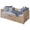 Stauraumbett Naomi - Naturfarben, MODERN, Holz (90/200cm) - MID.YOU