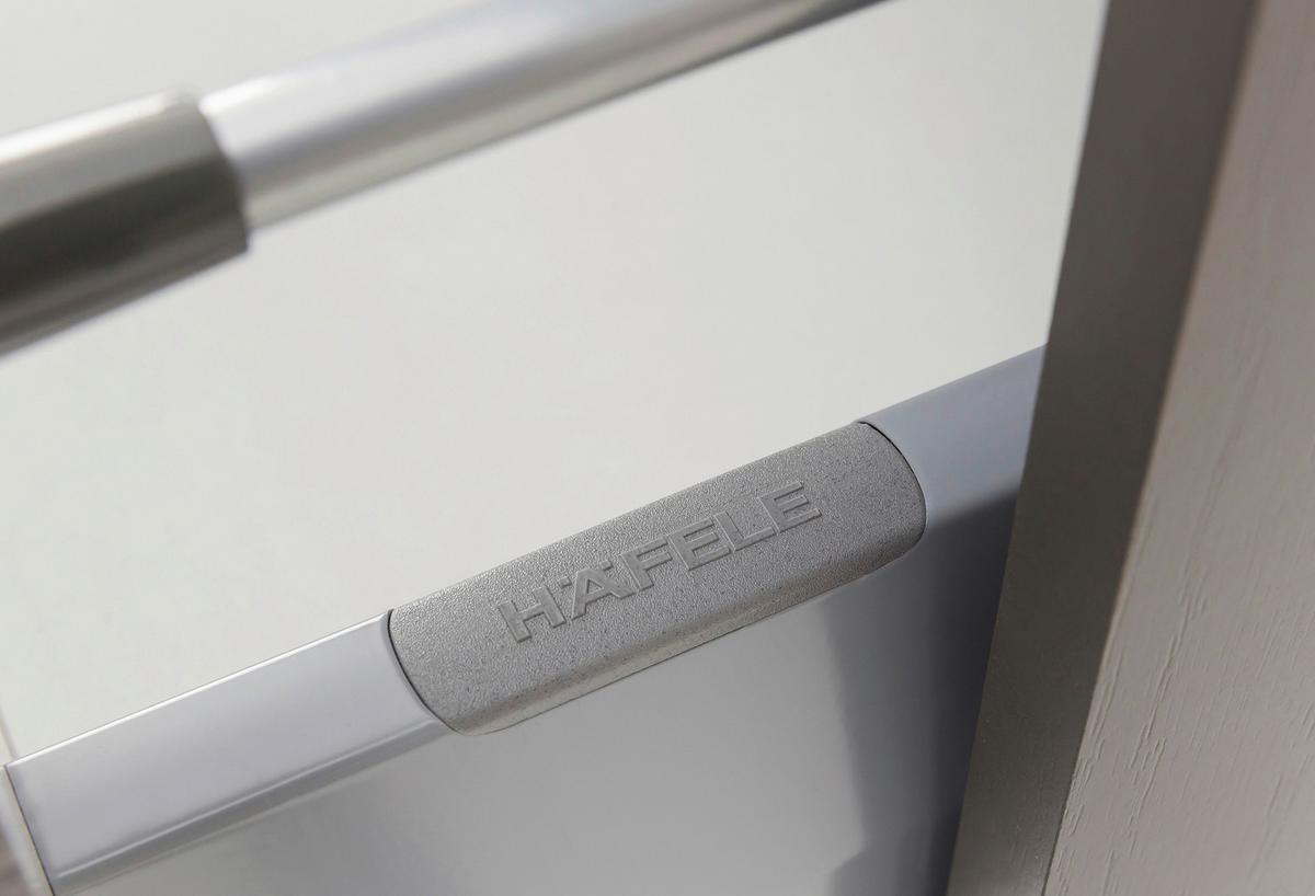 Hochschrank Mit Türdämpfung Pienza 40 Cm Graphitgrau - Silberfarben/Graphitfarben, Basics, Holzwerkstoff (40/185/35cm) - Held