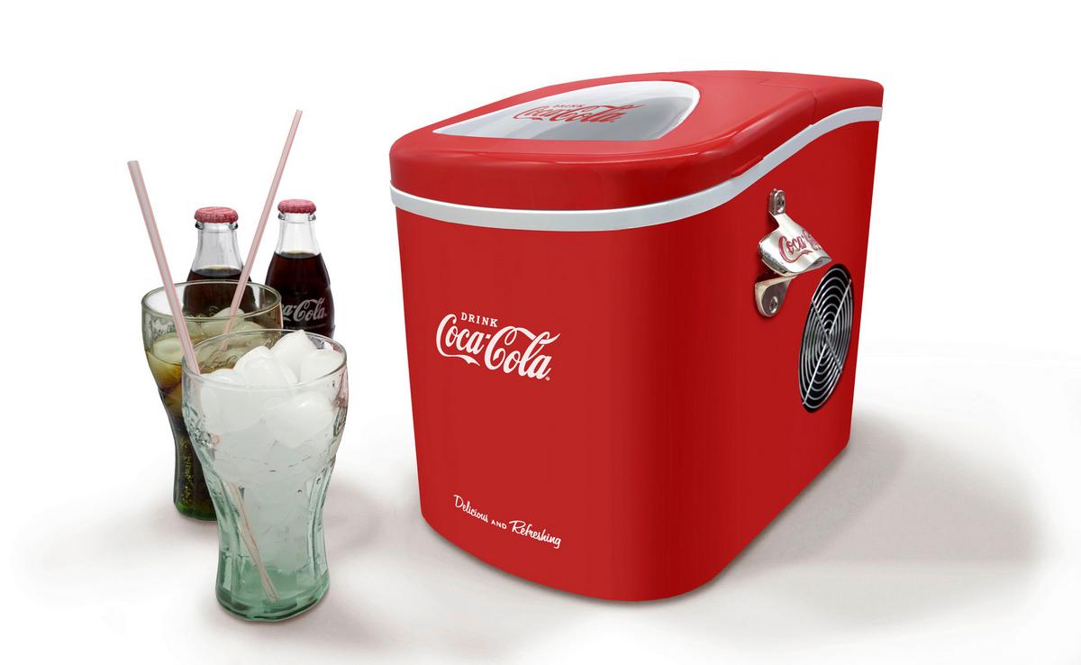 Eiswürfelmaschine Seb-14cc - Rot/Weiß, Basics, Kunststoff (24.2/32.8/35.8cm)