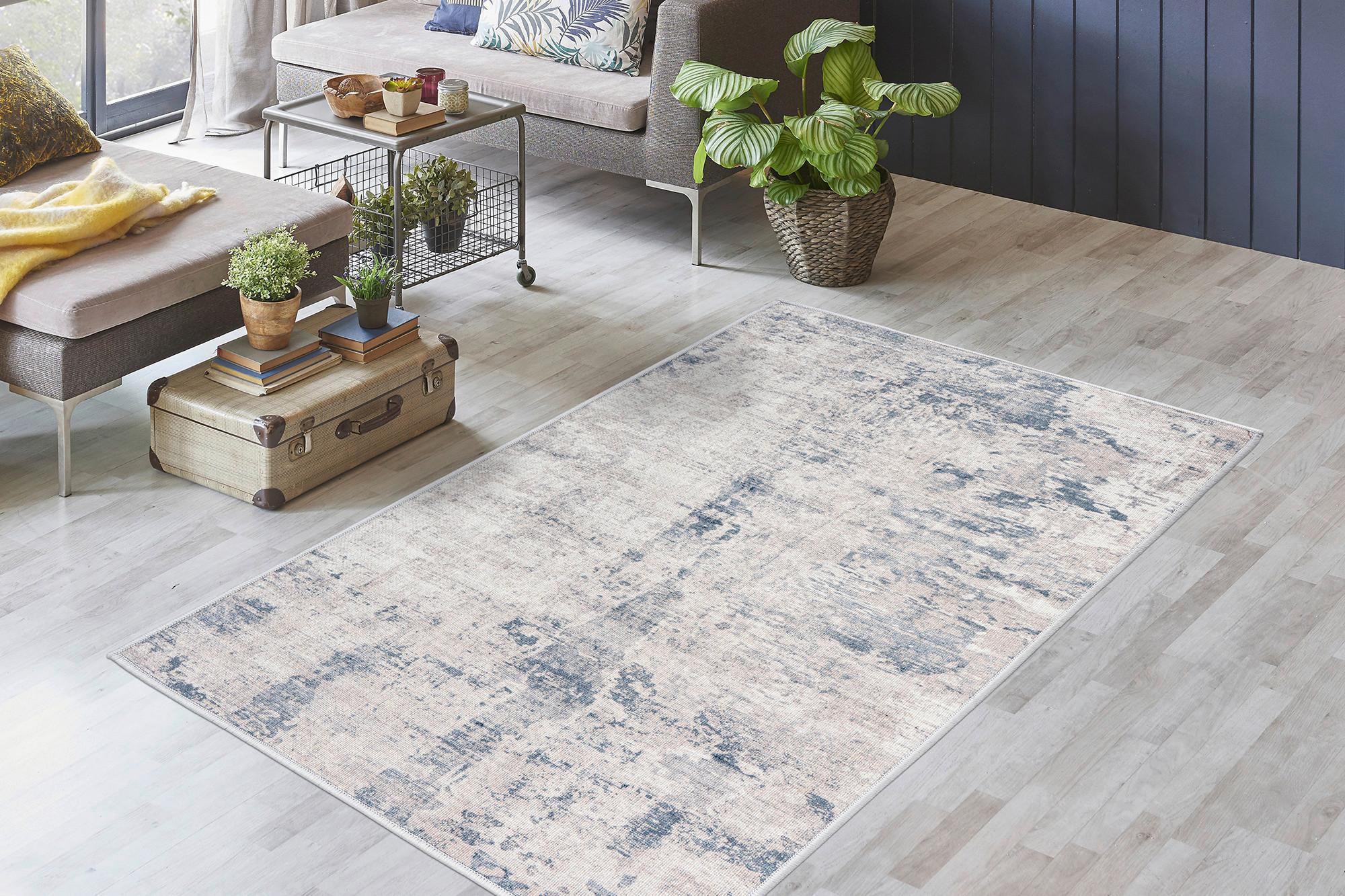 Flachwebteppich Maika 200 - Grau, KONVENTIONELL, Textil (80/150cm)