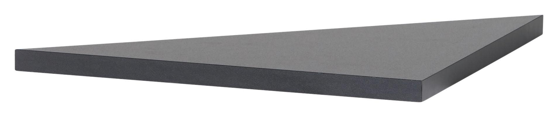 Eckwandboard Skate B:35cm Anthrazit - Anthrazit, MODERN, Holzwerkstoff (35/1,8/35cm)