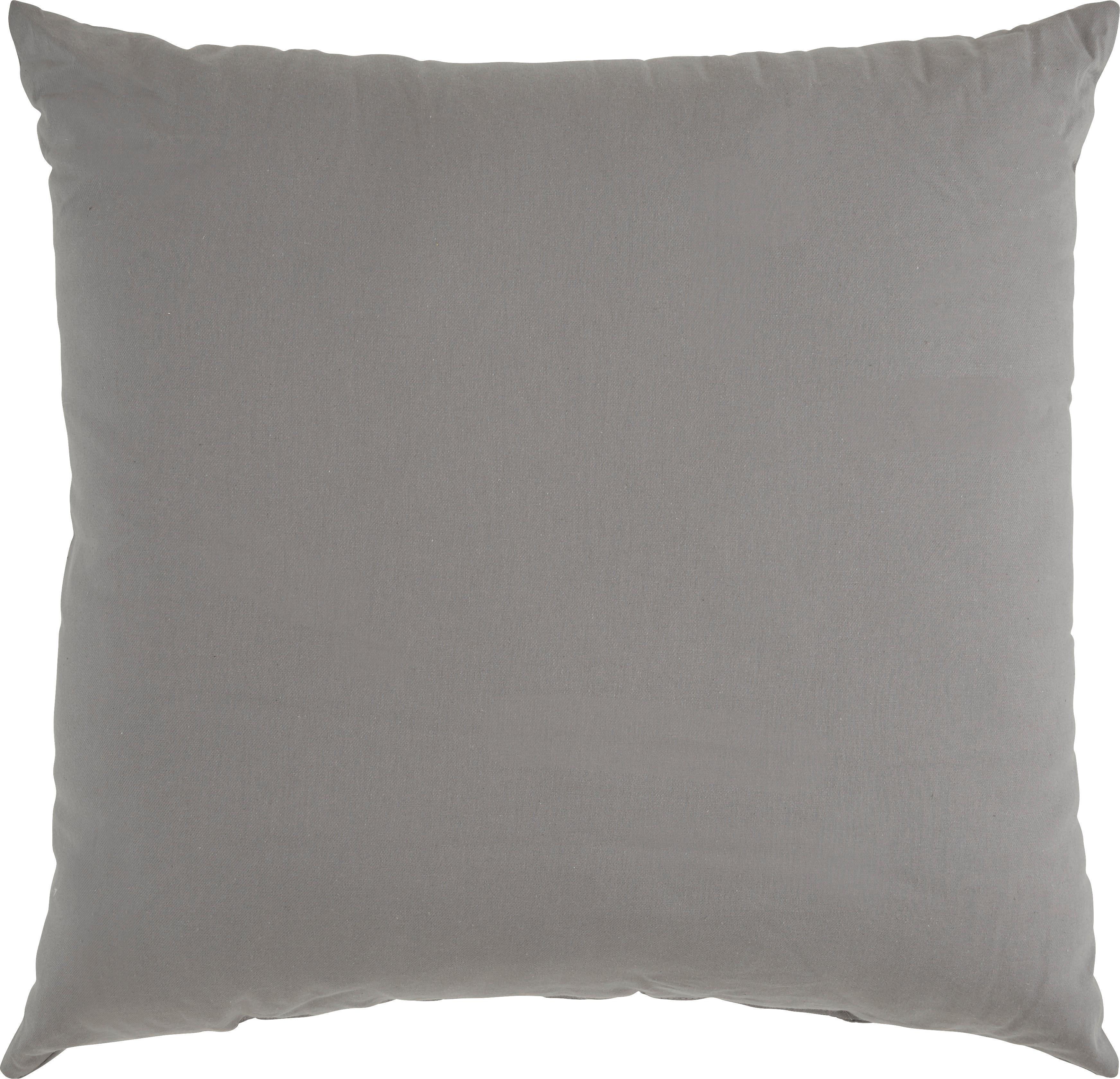 Polštář Ozdobný Bigmex, 65/65cm, Antracitová - antracitová, textil (65/65cm) - Modern Living