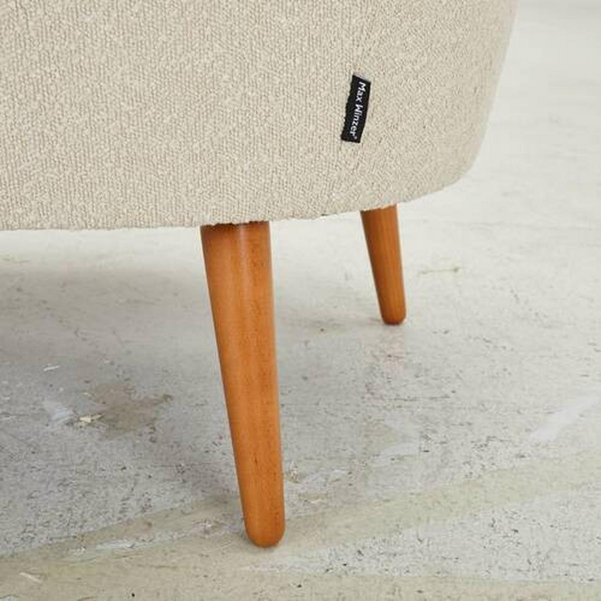 Polstersessel Miranda Boucle Beige - Beige/Naturfarben, KONVENTIONELL, Textil (106/88/83cm) - Max Winzer
