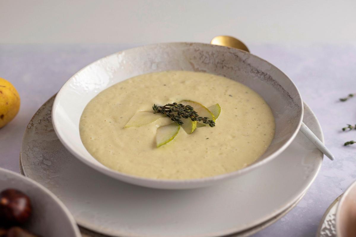 Tafelservice Ossia Steinzeug 6 Personen Geschirr Set - Beige/Weiß, Basics, Keramik (40,5/36,5/49cm) - Mäser