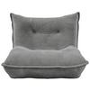 Relaxsessel Dubia Grau B: 82 Cm - Grau, Design, Textil (82/67/93cm) - Livetastic