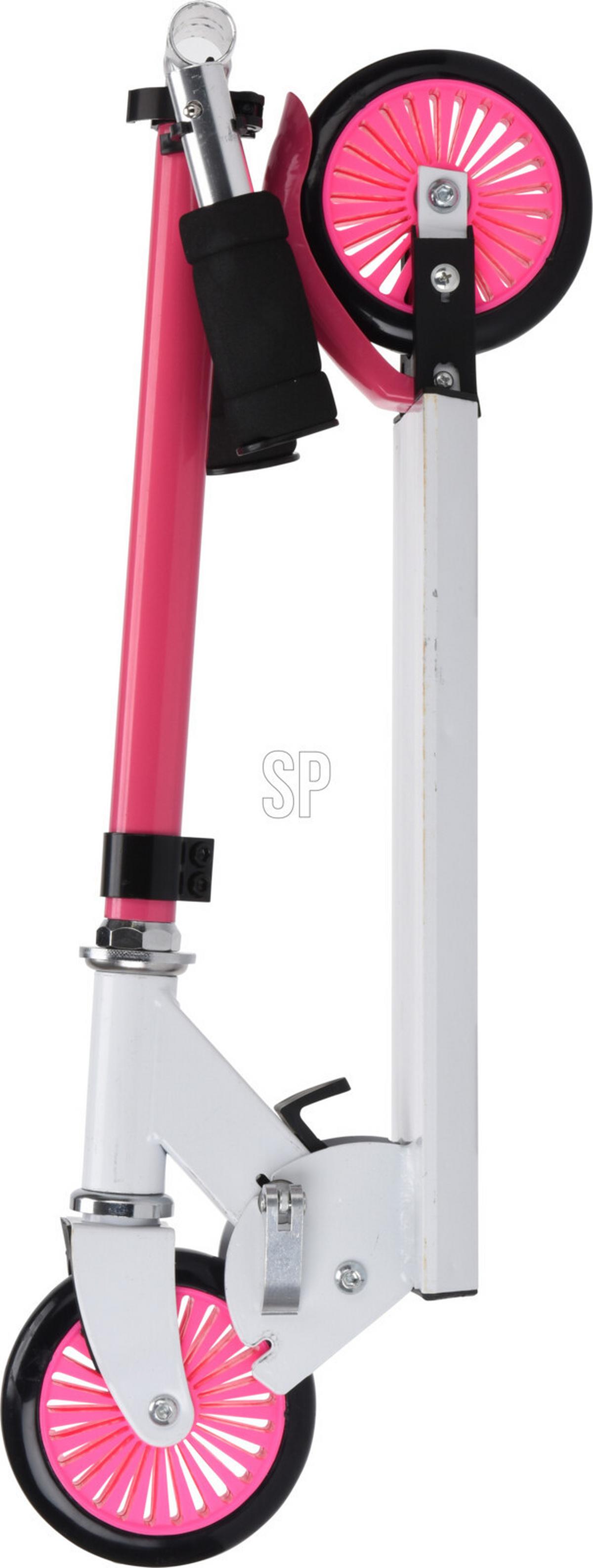 Kinderroller Rosa-Weiß - Multicolor, Basics, Metall (9,0/81/90cm) - BUNINO