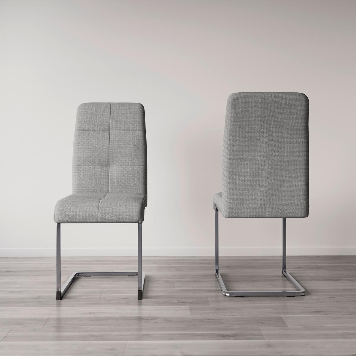 . . - šedá/barvy niklu, Moderní, kov/textil (43/99/60cm) - Bessagi Home