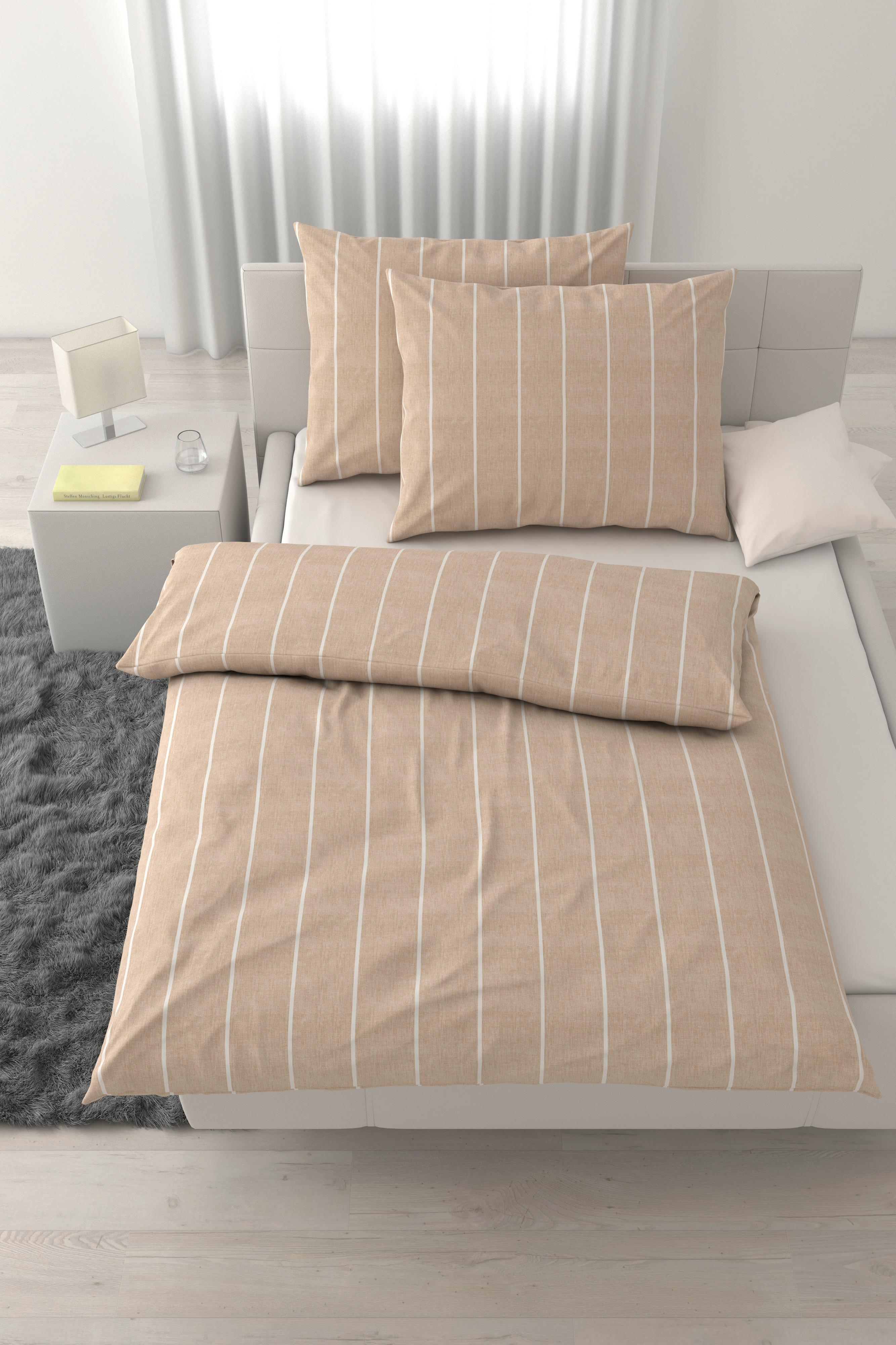 POSTEĽNÁ BIELIZEŇ TYLINE XXL - béžová, textil (200/220cm) - Mömax