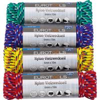 Univerzális Kötél 10 Méter - fehér/zöld, Konventionell, műanyag (0.6/1000cm)