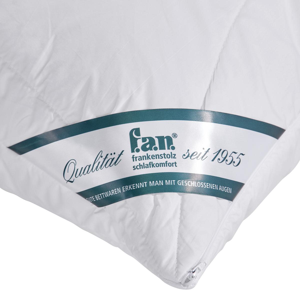 Kopfkissen First Class 70x90 cm Faserbällchen - Weiß, MODERN, Textil (70/90cm) - FAN