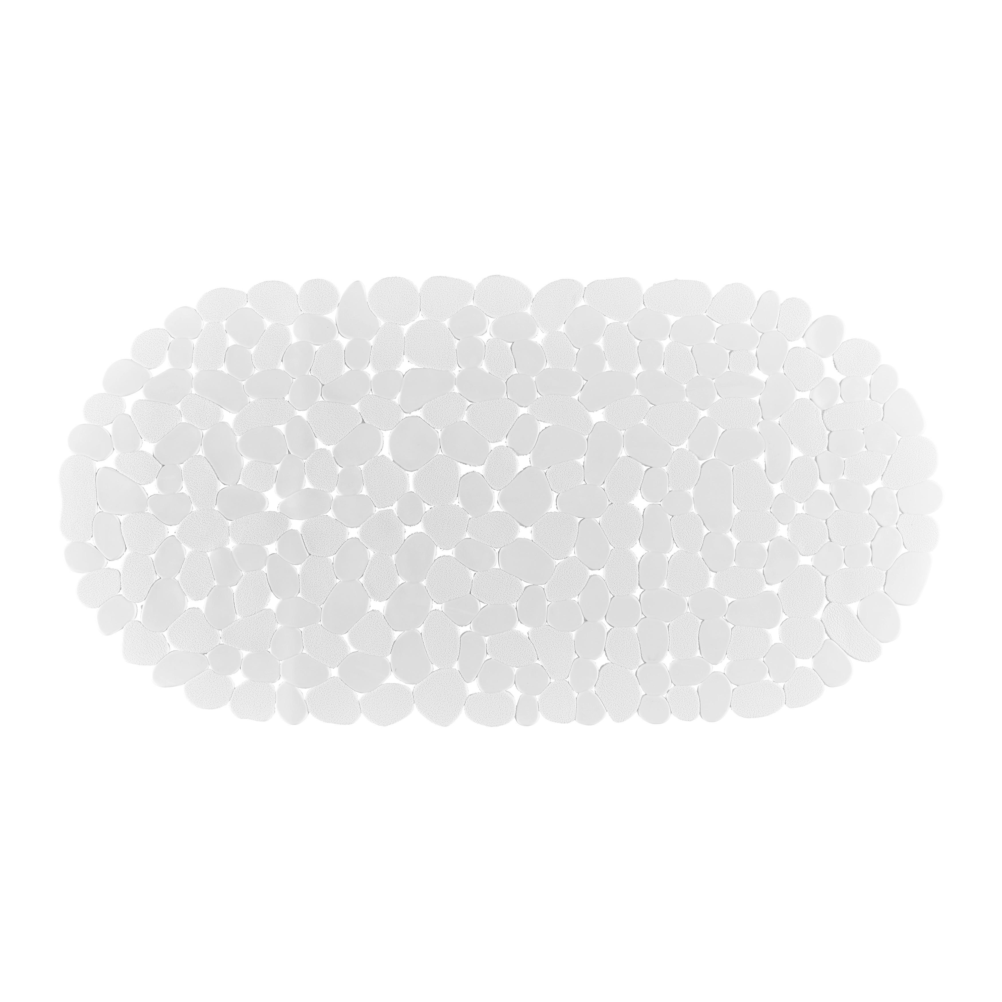 Podložka do sprchy Stonly, 36/69cm, biela - biela, plast (36/69cm) - Modern Living