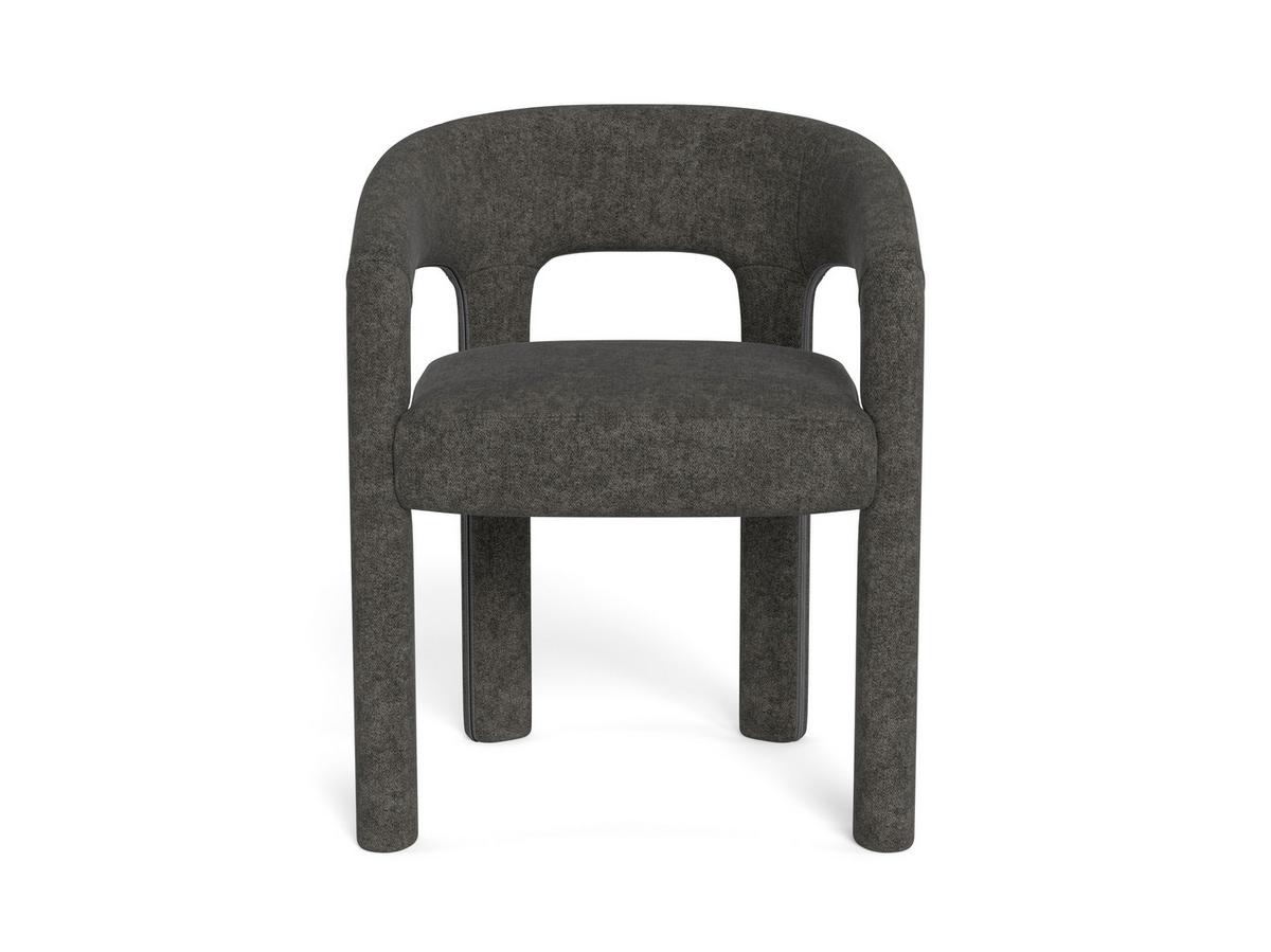 Stolička s podrúčkami Cole, tmavosivá - tmavosivá, Modern, plast (58/76/55cm) - MID.YOU