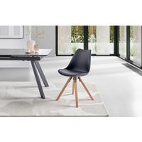 Stuhl-Set Vilnius - Schwarz/Naturfarben, LIFESTYLE, Holz/Kunststoff (48,5/84/55cm) - MID.YOU