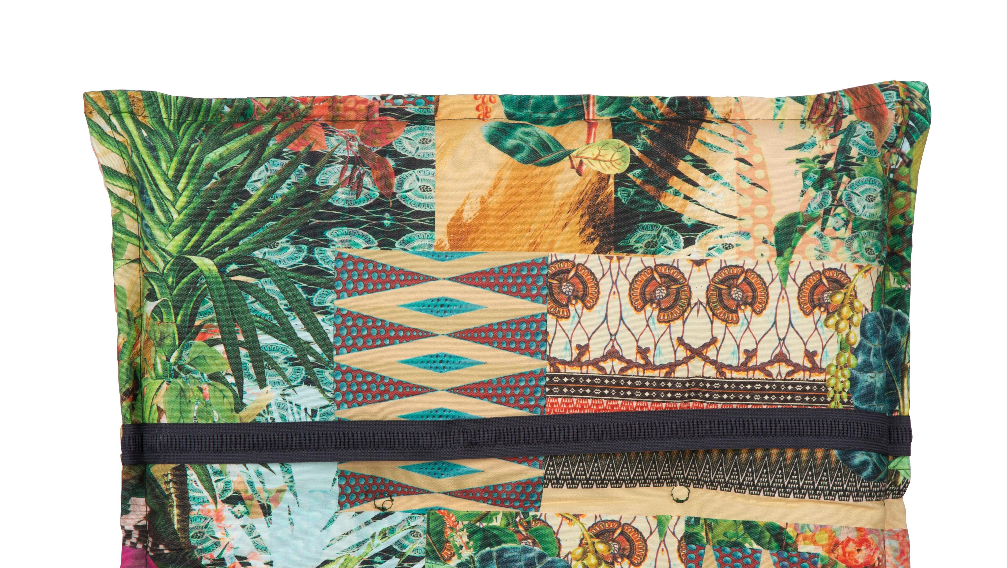 Bunte Sesselauflage für Hochlehner